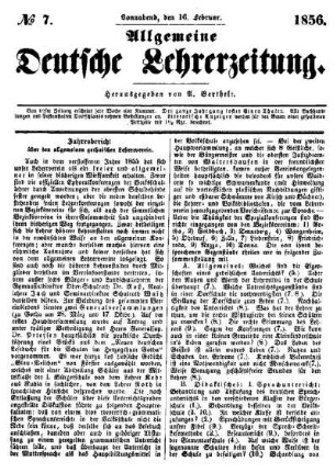 Jahresbericht über den allgemeinen gothaischen Lehrerverein