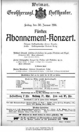 Abonnement=Konzert