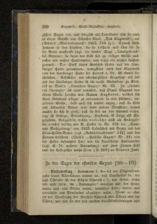 Zu den Sagen der osteröder Gegend (160---175).