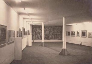 Raumaufnahmen der 2. Deutschen Kunstausstellung August/Oktober 1949 : Technikgeschichte | Verkehr | Schienenverkehr | Betriebstechnik