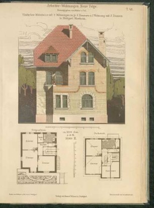 Einfaches Wohnhaus in Stuttgart-Westheim
