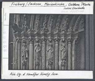 Freiberg (Sachsen), Marienkirche: Goldene Pforte, linkes Gewände