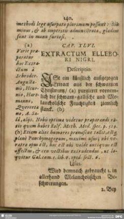 Cap. XLVI. Extractum Ellebori Nigri