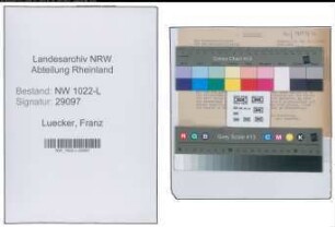 Entnazifizierung Franz Luecker , geb. 00.00.0000 ()