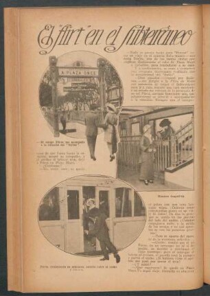 El "flirt" en el Subterráneo