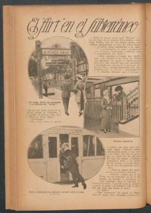 El "flirt" en el Subterráneo