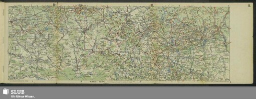 Karte des Jeschken und Isergebirges B