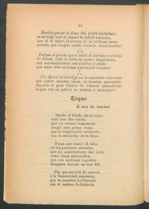 Rimas : Á uno de tantos