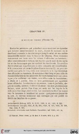 Chapitre IV: La culte du tombeau