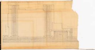 Reichsluftfahrtministerium, Berlin Garagen und Fahrbereitschaft am »Preußenhaus«: Fahrstraßen: Lageplan 1:100 (Fragment)