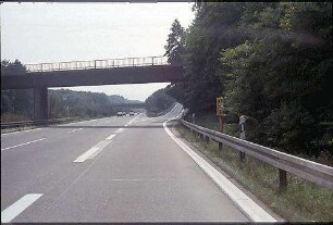 Ausfahrt West von Hauptfahrbahn West (Karlsruhe Richtung Basel)/Einfahrt in Tangente Nordwest