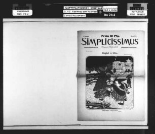 Einige Exemplare des "Simplicissimus"