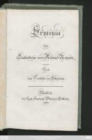 Erminia, die Einsiedlerin unter Roma's Ruinen