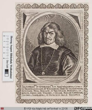 Bildnis Maximilian Frhr. Trauttmansdorff von (-Weinsberg) (1623 Reichsgraf)