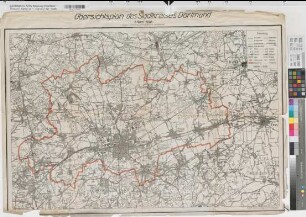 Dortmund, Stadtkreis, Übersichtsplan