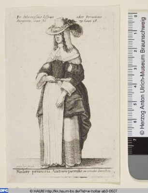 Vornehme Bürgerin aus Antwerpen