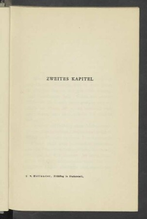 Zweites Kapitel