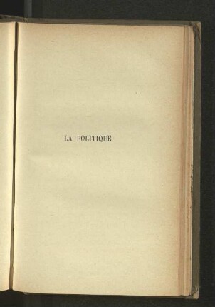 La politique
