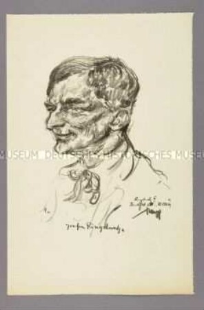 Bildnis des Schriftstellers Joachim Ringelnatz (d.i. Hans Bötticher) (2)