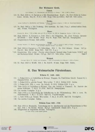 Der Weimarer Kreis (Nr. 124-130)