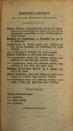 Wenceslai Trnka De Krzowitz, ... Historia Tympanitidis