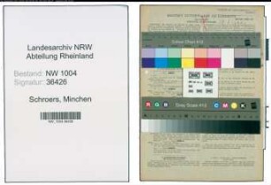 Entnazifizierung Minchen Schroers , geb. 05.06.1901 ()