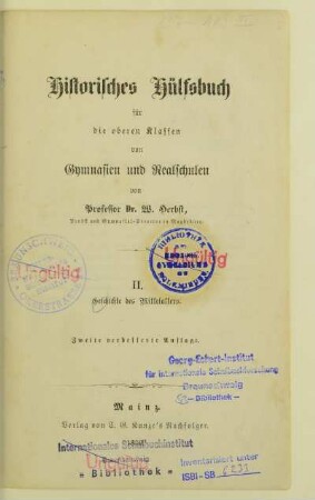 2: Geschichte des Mittelalters