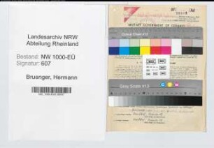 Entnazifizierung Hermann Bruenger, geb. 23.11.1899 (Buchhalter)