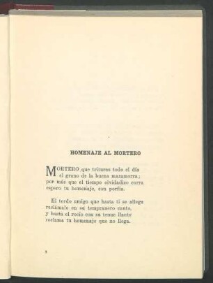 Homenaje al mortero