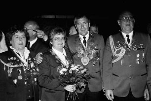 Schützenverein: Schützenkönigin Marion Löwe und Schützenkönig Heinz-Adolf Hintz