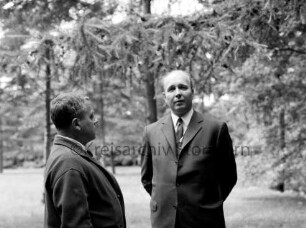 CDU: Bürgerpark: Naturtheater: Kundgebung zur Bundestagswahl am 19. September 1965: CDU-Bundestagskandidat Olaf von Wrangel: 11. August 1965