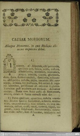 Causae Morborum
