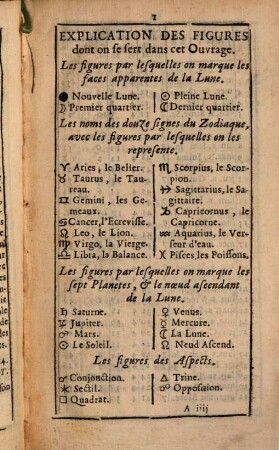 Connaissance des temps ou des mouvements célestes, à l'usage des astronomes et des navigateurs : pour l'an ..., 1691
