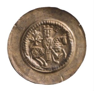 Münze, Brakteat, um 1240