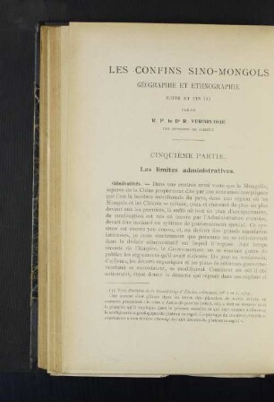 Cinquiéme Partie.