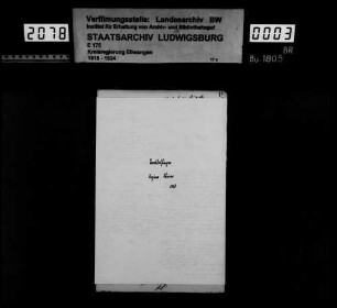Bürgerrechtsangelegenheiten zu Trochtelfingen