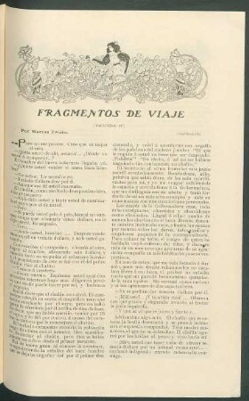 Fragmentos de viaje