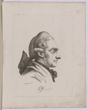 Bildnis des Heinrich Pfenninger