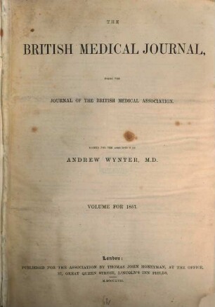 British medical journal : BMJ. 1857, 1857