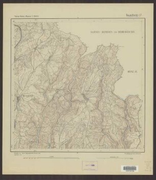 17 Teuschnitz ; Topographische Karte von Bayern 1:25.000 [Positionsblätter]