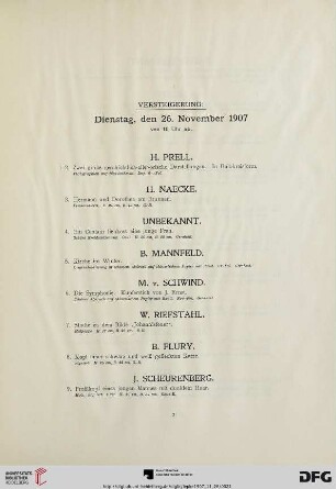 [Gemaelde erster Meister unserer Zeit] (Nr. 1-187)