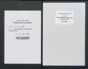 Bearbeitung von Münzedikten durch die Kleve-Märkische Münzkommission zu Wesel