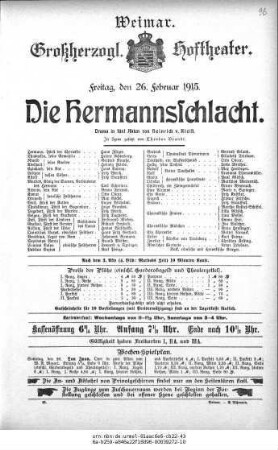 Die Hermannsschlacht
