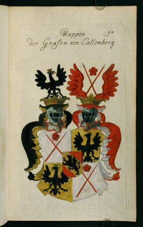 94r-94v, 94. Wappen der Grafen von Callenberg