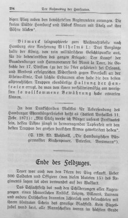 Ende des Feldzuges.