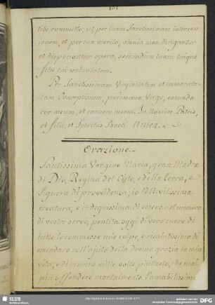 [Fragment eines Gebets]