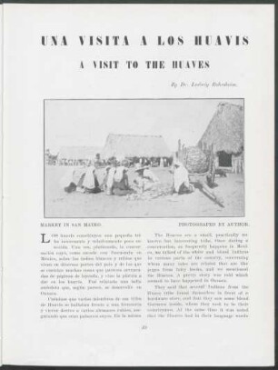 Una visita a los Huavis