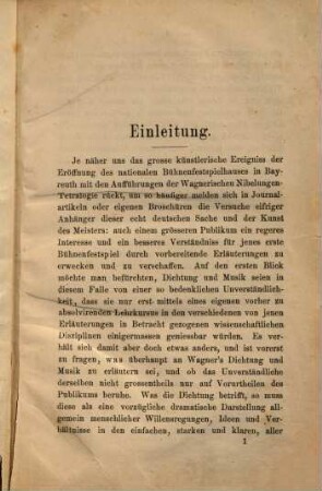 Thematischer Leitfaden durch die Musik zu Richard Wagner's Festspiel Der Ring des Nibelungen