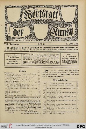 Heft 41 (19. Juli 1909)