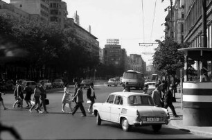 Bukarest: Boulevard Magheru, Richtung Norden
